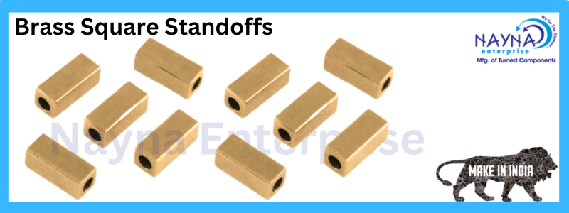 Brass Square Standoffs